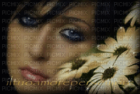 donna fiori - 免费动画 GIF