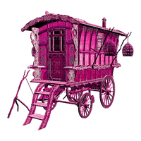 Gypsy Camper.Pink - PNG gratuit