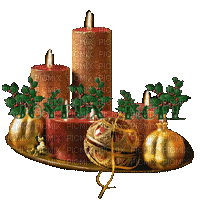 Holiday Candles - GIF animado gratis