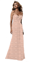 woman long dress bp - Free PNG