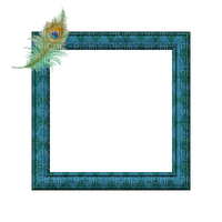 Small Teal Frame - Free PNG