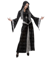 femme Halloween sorcière - ücretsiz png