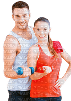 Kaz_Creations Couples Couple Fitness - PNG gratuit