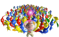 olimar and pikmin army - png gratis