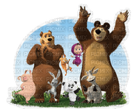 Kaz_Creations Masha & The Bear - gratis png
