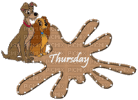 Kaz_Creations Days Of The Week Thursday  Animated - Бесплатный анимированный гифка