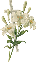 Kreuz, Blumen - Ingyenes animált GIF