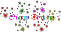 Happy Birthday - Zdarma animovaný GIF