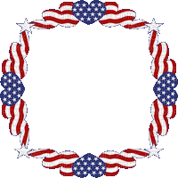 4th. of July. Frame. USA. Leila - GIF animasi gratis