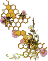 bee, deco, abeille - nemokama png