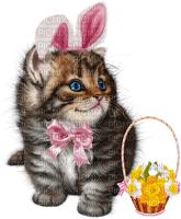 Kaz_Creations Easter Deco Cat Kitten - фрее пнг