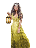 woman lantern bp - 免费PNG
