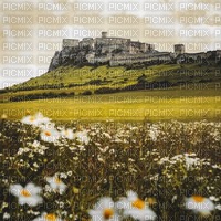Castle Fields Background - фрее пнг