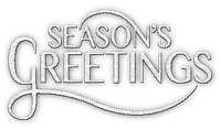 soave text season's greetings holiday winter