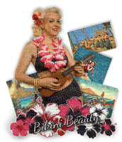 hawaiian woman bp - bezmaksas png