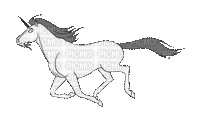 running unicorn 1.1 - Ilmainen animoitu GIF