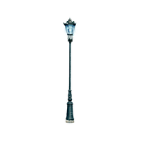kikkapink deco scrap blue street lamp - 無料png