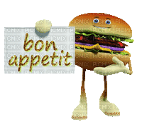 bon appetit Burger - Ilmainen animoitu GIF