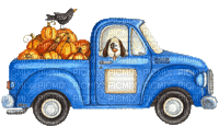 Autumn Fall Truck - Animovaný GIF zadarmo