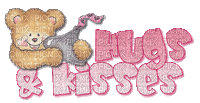 hugs kisses - Безплатен анимиран GIF