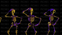 Esqueletos - GIF animado gratis