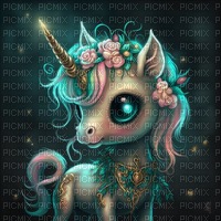 fantasy unicorn laurachan - PNG gratuit