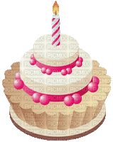 Kaz_Creations 1st Birthday Cake - Animovaný GIF zadarmo