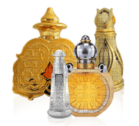 Perfume Oriental Arabic Gold Silver - Bogusia - png ฟรี