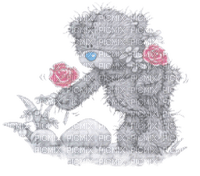 gray bear flower - zadarmo png