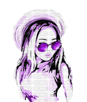 dolceluna woman summer gif glitter sunglasses - 無料のアニメーション GIF