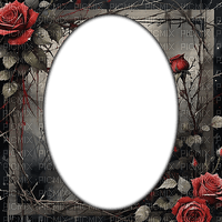 ♡§m3§♡ rose gothic frame red dark - 免费PNG