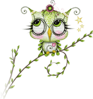 fancy owl - gratis png