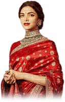soave bollywood woman red gold - png ฟรี