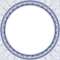 SM3 WINTER BLUE LACE FRAME IMAGE PNG - darmowe png