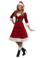 Kaz_Creations Woman-Femme-Costume-Christmas - png gratis