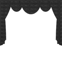 black curtain - Free PNG