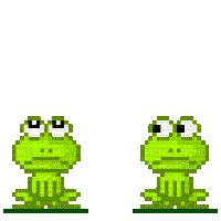 little frog jumping gif genouille