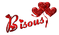 bisous coeurs - Darmowy animowany GIF