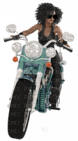 woman with motorbike bp - png grátis
