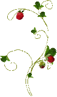 Animated.Strawberries - By KittyKatLuv65 - Darmowy animowany GIF