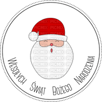 Christmas Polish Text Stamp - Bogusia - png gratis