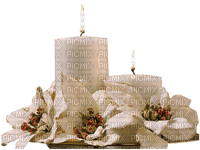 Kaz_Creations Christmas Deco Candles - nemokama png