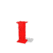 Kaz_Creations Alphabets Jumping Red Letter I - GIF animate gratis