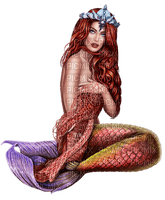 mermaid pink bp - png gratis