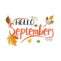 loly33 texte hello september - Free PNG