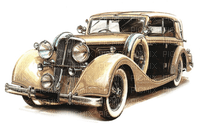 Kaz_Creations Vintage Car - png gratis