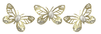 chantalmi   butterfly papillon beige doré golden - GIF animate gratis