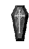 pixel coffin bats - Darmowy animowany GIF