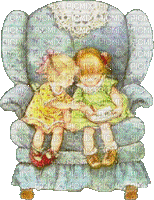 children-chair-sitting-barn-fåtölj - Ingyenes animált GIF
