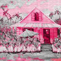 soave background animated summer tropical palm - GIF animé gratuit